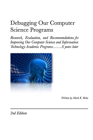 debugging our computer science programs research evaluation and recommendations for improving our computer