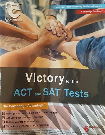 victory for the act and sat tests 6th edition thomas h. martinson 1588942813, 978-1588942814