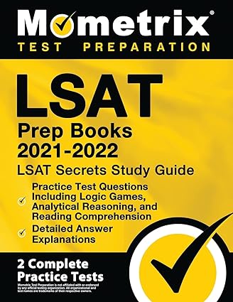 lsat prep books 2021 2022 lsat secrets study guide practice test questions including logic games analytical