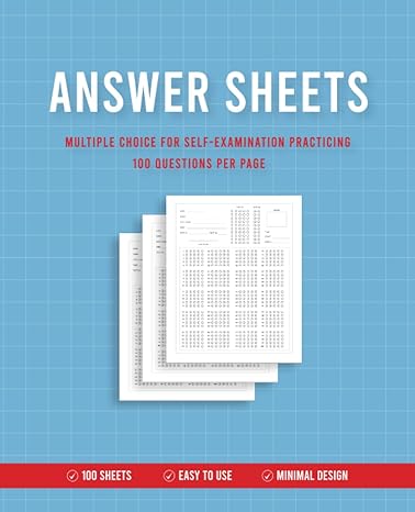answer sheets multiple choice for self examination practicing 1st edition christopher j. wise b0cfzmhclg