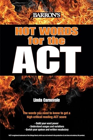 hot words for the act 1st edition linda carnevale m.a. 143800365x, 978-1438003658