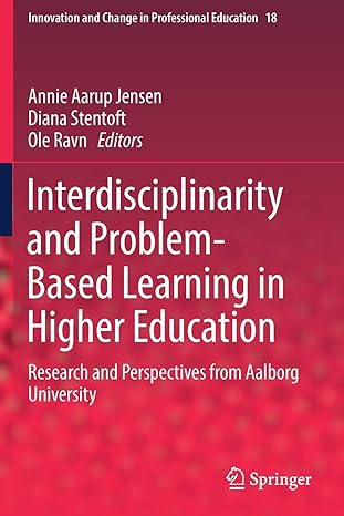 interdisciplinarity and problem based learning in higher education research and perspectives from aalborg