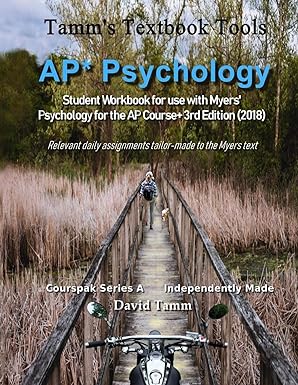 ap psychology  for use with myers psychology for the ap course+ relevant daily assignments tailor made to the