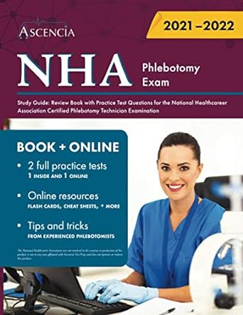 nha phlebotomy exam study guide review book with practice test questions for the national healthcareer