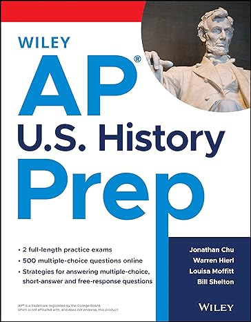 ap u s history prep 1st edition jonathan chu ,warren hierl ,louisa moffitt ,bill shelton 1119682517,