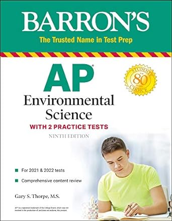 ap environmental science with 2 practice tests 9th edition gary s. thorpe m.s. 1506262066, 978-1506262062