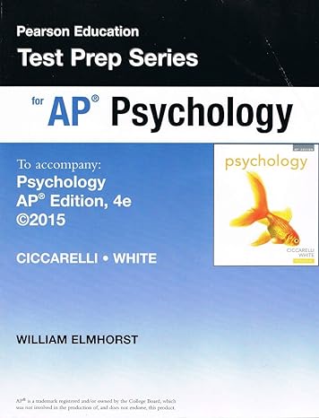 Person Education Test Prep Series For Ap Psychology For Psychology  Edition Ap Edition