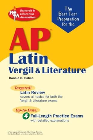 ap latin vergil and literature exams the best test prep for the ap vergil and literature exams test