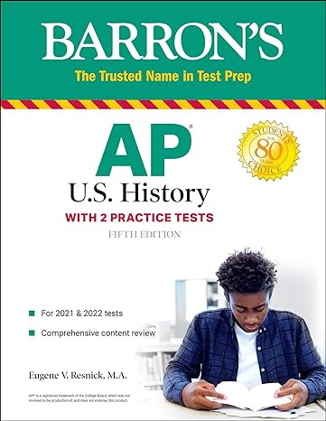 ap us history with 2 practice tests 5th edition eugene v. resnick m.a. 1506263046, 978-1506263045