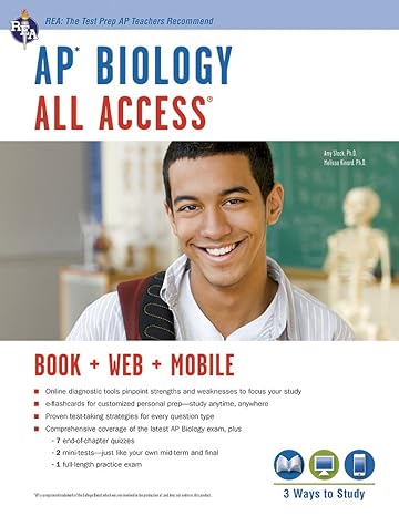 ap biology all access book + online + mobile all access 1st edition dr. amy slack ,dr. melissa kinard