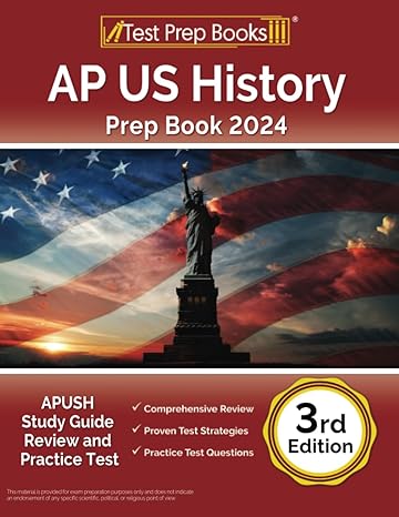 ap us history prep book 2024 apush study guide review and practice test 1st edition joshua rueda 1637750730,