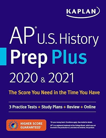 ap u s history prep plus 2020 and 2021 3 practice tests + study plans + review + online 1st edition kaplan