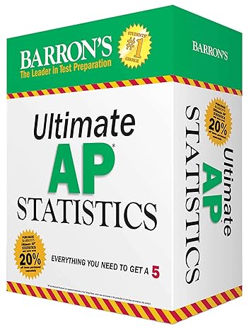 ultimate ap statistics everything you need to get a 5 1st edition martin sternstein ph.d. 1438079214,