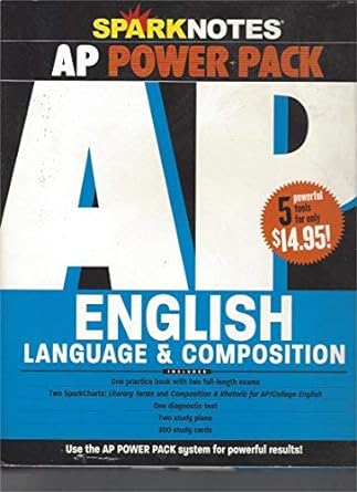 ap english and composition powerpack 1st edition sparknotes 141140291x, 978-1411402911