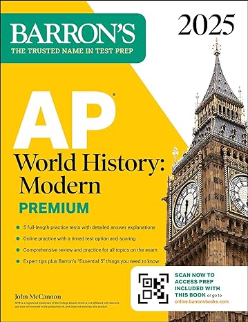 ap world history modern premium 2025 5 practice tests + comprehensive review + online practice premium