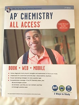ap chemistry all access book + online + mobile all access 2nd edition kevin reel ,derrick c. wood ,scott a.
