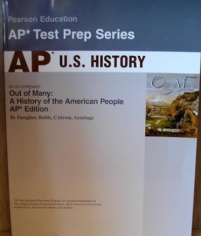 out of many a history of the american people ap test prep workbook edition john mack faragher 0131986066,