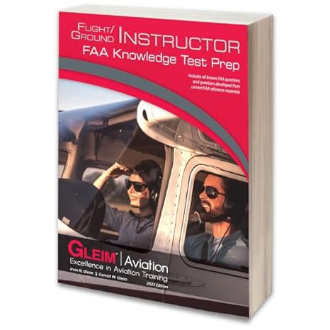 gleim 2023 flight/ground instructor faa knowledge test 1st edition gleim publishing 1618545272, 978-1618545275