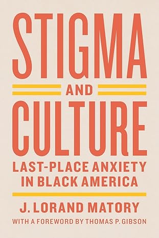 stigma and culture last place anxiety in black america 1st edition j. lorand matory ,thomas p. gibson