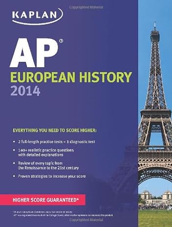 kaplan ap european history 2014 2014 edition martha moore 1618652532, 978-1618652539