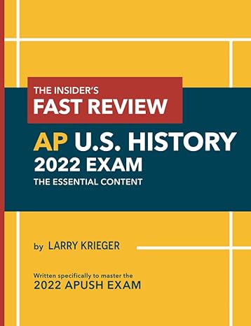 the insider s fast review ap u s history 202xam the essential content 1st edition larry krieger 173681821x,