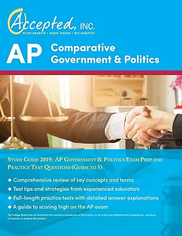 ap comparative government and politics study guide 2019 ap government and politics exam prep and practice