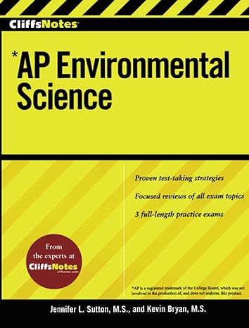 cliffsnotes ap environmental science 1st edition jennifer sutton 0470889756, 978-0470889756