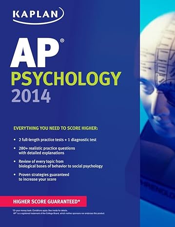 kaplan ap psychology 2014 2014 edition chris hakala 1618652583, 978-1618652584
