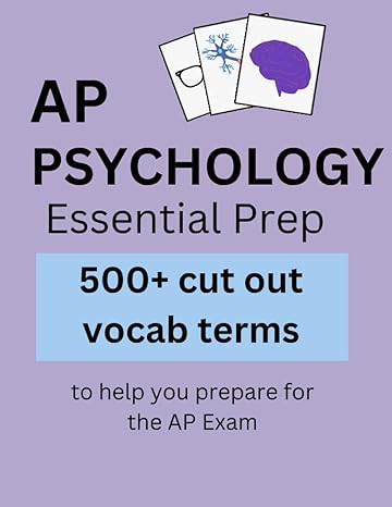 ap psychology essential prep 500+ cut out vocab terms 1st edition rk publishing 979-8387413667