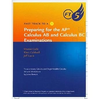 fast track to a 5 ap test prep workbook for stewart s calculus 7th edition james stewart 0840058306,