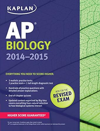 kaplan ap biology 2014 2015 new edition linda brooke stabler ,mark metz ,allison wilkes m.d. 1618652613,