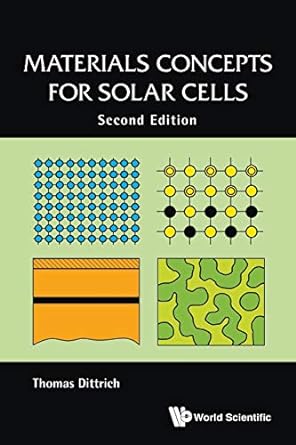 materials concepts for solar cells 1st edition thomas dittrich 1786346370, 978-1786346377