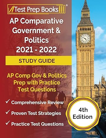 ap comparative government and politics 2021 2022 study guide ap comp gov and politics prep with practice test