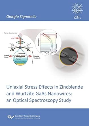 uniaxial stress effects in zincblende and wurtzite gaas nanowires 1st edition giorgio signorello 3954047462,