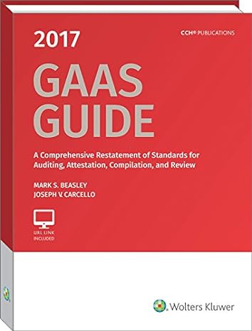gaas guide 2017 1st edition mark s. beasley, ph.d., cpa, joseph v. carcello, cia, cma 0808044435,