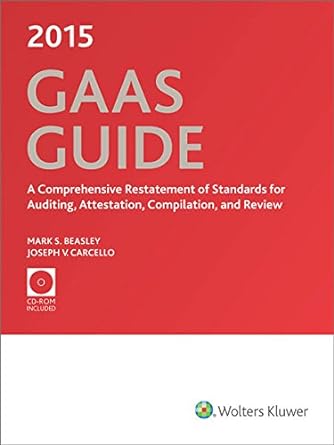 gaas guide 2015 pap/cdr edition joseph v. carcello, ph.d., cpa, mark s. beasley 0808038230, 978-0808038238