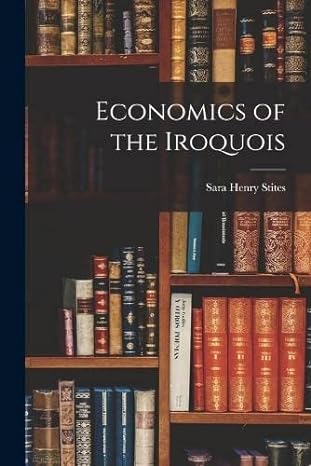 economics of the iroquois 1st edition sara henry stites 1015530354, 978-1015530355