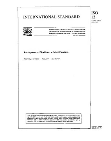 iso 12 1987 aerospace pipelines identification 1st edition iso tc 20/sc 10/wg 3 b000y2u9wi