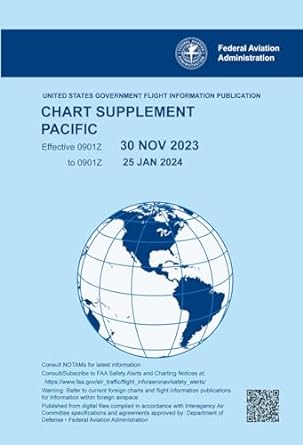 chart supplement pacific 1st edition u s department of transportation ,federal aviation administration