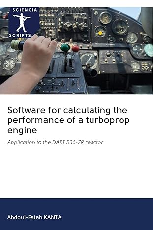 software for calculating the performance of a turboprop engine application to the dart 536 7r reactor 1st