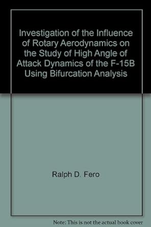 investigation of the influence of rotary aerodynamics on the study of high angle of attack dynamics of the f