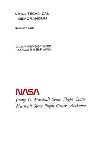 gse data management system programmers/users manual june 1 1974 1st edition nasa ,national aeronautics and