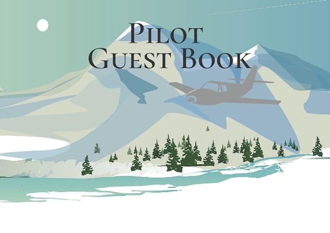 pilot guest book record all your fight passengers 1st edition august henley 979-8423925536