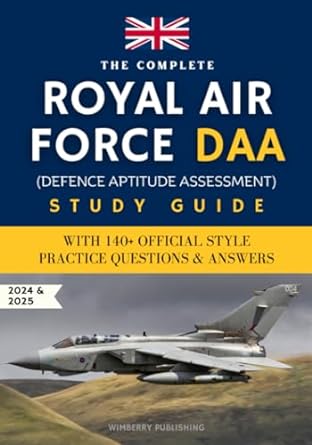 the complete royal air force daa study guide with 140+ official style practice questions and answers pass the