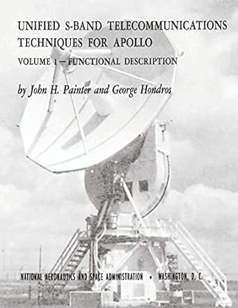 unified s band telecommunications techniques for apollo volume i functional description 1st edition national