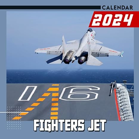 fighters jet calendar 2024 vehicle calendar 12 month 2024 monthly/weekly bonus 6 months 2025 calendar thick