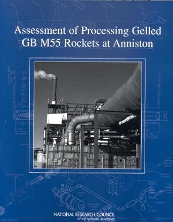 assessment of processing gelled gb m55 rockets at anniston 1st edition national research council ,division on
