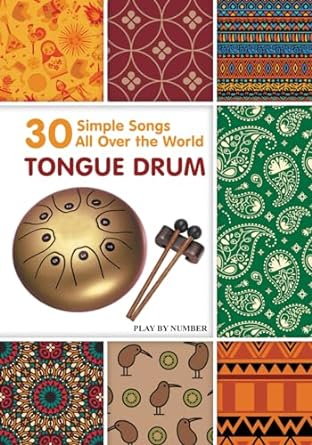 tongue drum 30 simple songs all over the world play by number 1st edition helen winter 979-8574945216