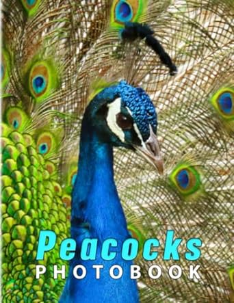 peacocks photo book back to school with colorbook to kids childs to learing more with 40+ pages high quality
