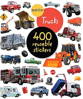 eyelike stickers trucks 1st edition workman publishing 1523506253, 978-1523506255